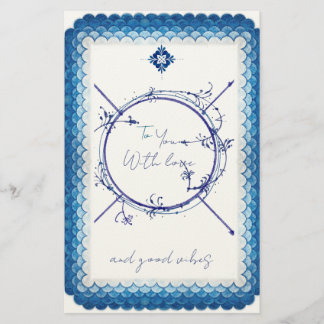 Blue Wave Card Briefpapier