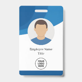 Blue Wave Custom Medewerker ID Badge