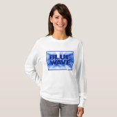 BLUE WAVE Democraat T-shirt (Voorkant volledig)