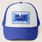 Blue Wave Democraat Trucker Pet (Voorkant)