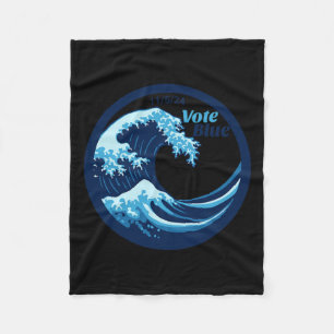 Blue Wave Democraten Kamala Harris Verkiezingsdag Fleece Deken