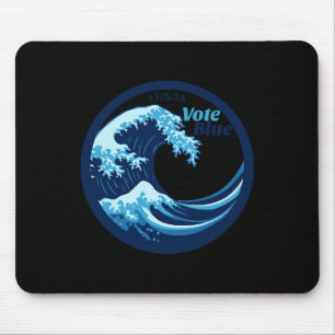 Blue Wave Democraten Kamala Harris Verkiezingsdag Muismat