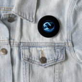 Blue Wave Democraten Kamala Harris Verkiezingsdag Ronde Button 5,7 Cm (In situ)
