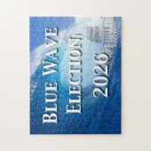 Blue Wave Election 2026 Legpuzzel (Verticaal)