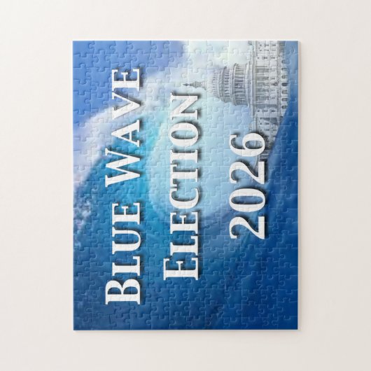 Blue Wave Election 2026 Legpuzzel (Verticaal)
