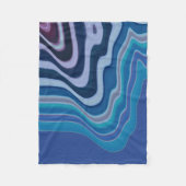 Blue Wave Fleece Deken (Voorkant)