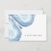 Blue Wave Geode | Cadeaubon (Voorkant)