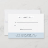 Blue Wave Geode | Cadeaubon (Achterkant)