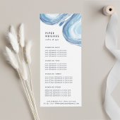 Blue Wave Geode | Diensten of prijslijst Reclamekaart