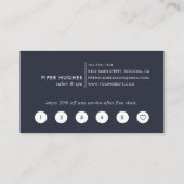 Blue Wave Geode | Loyaliteit Klantenkaartje (Achterkant)