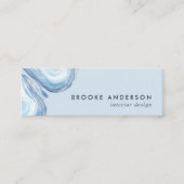 Blue Wave Geode Mini Visitekaartje (Voorkant)