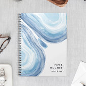 Blue Wave Geode Notitieboek