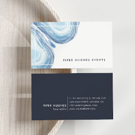 Blue Wave Geode Visitekaartje