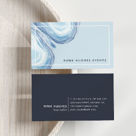 Blue Wave Geode Visitekaartje
