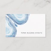 Blue Wave Geode Visitekaartje (Voorkant)