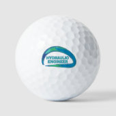 Blue Wave Hydraulische Engineer Mok Golfballen (Voorkant)