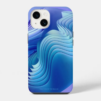 Blue Wave iPhone / iPad hoesje iPhone 14 Hoesje