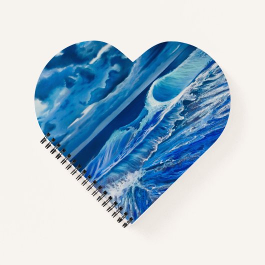 Blue Wave Love Notitieboek (Voorkant)