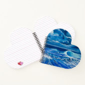 Blue Wave Love Notitieboek (Binnen)