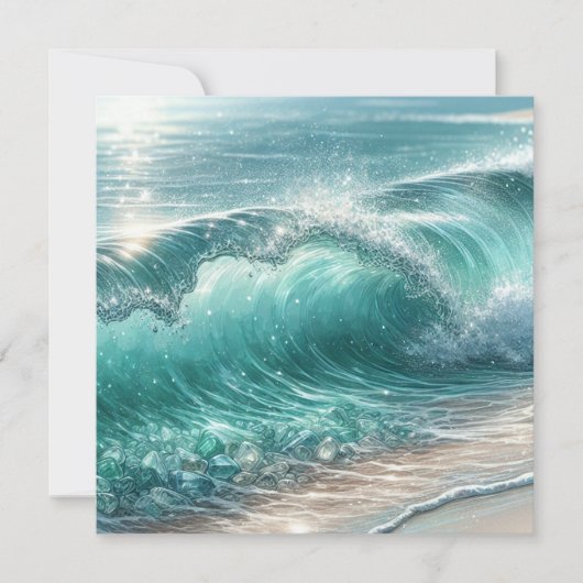  Blue Wave met Sparkles (Voorkant)