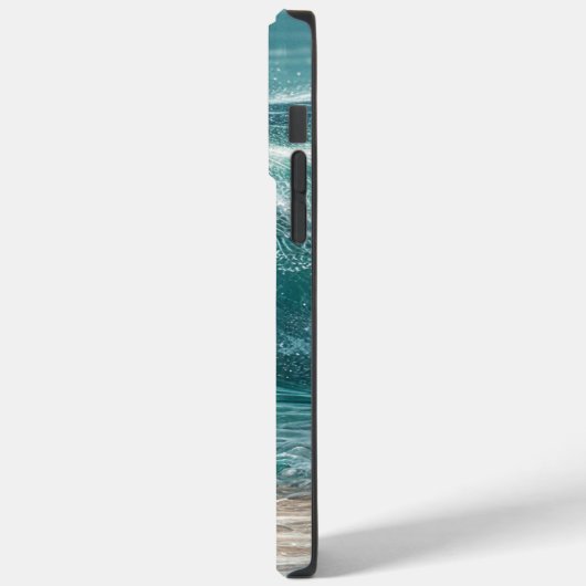  Blue Wave met Sparkles Case-Mate iPhone Case (Achterkant / Links)