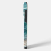  Blue Wave met Sparkles iPhone Hoesje (Linkerkant)