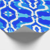 Blue wave minted art cadeaupapier (Hoek)