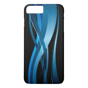Blue Wave Modern Abstract Patroon Case-Mate iPhone Case