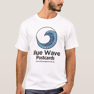 Blue Wave Postcards - Basic T-shirt voor heren
