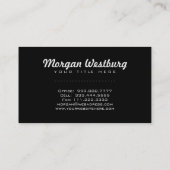 Blue Wave Professional Monogram Visitekaartjes (Achterkant)