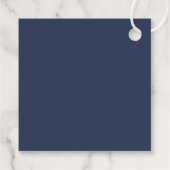 Blue Wave Seahorse Wedding Bedankt ID836 Bedankjes Labels (Achterkant)
