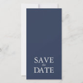 Blue Wave Seahorse Wedding ID836 Save The Date (Achterkant)