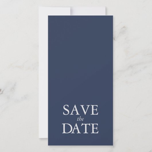 Blue Wave Seahorse Wedding ID836 Save The Date (Achterkant)