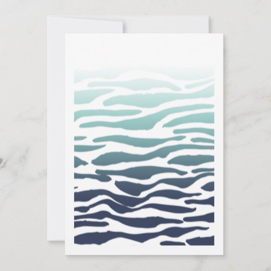 Blue Wave Seahorse Wedding Wht/Navy ID836 (Achterkant)