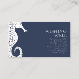 Blue Wave Seahorse Wishing Well V2 ID836 Informatiekaartje