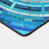 Blue Wave Spiraal Mozaïek Bureaumat (Hoek)