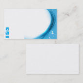 Blue Wave Visitekaartje, 3,5 x 2,0 inch, 100 pack, Visitekaartje (Voorkant / Achterkant)