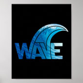 Blue Wave Vote Democratic President Resist Trump  Poster (Voorkant)