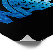 Blue Wave Vote Democratisch President 2020 verzet  Poster (Hoek)