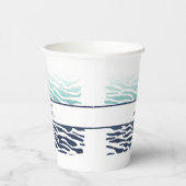 Blue Wave Wedding ID836 Papieren Bekers (Rechts)