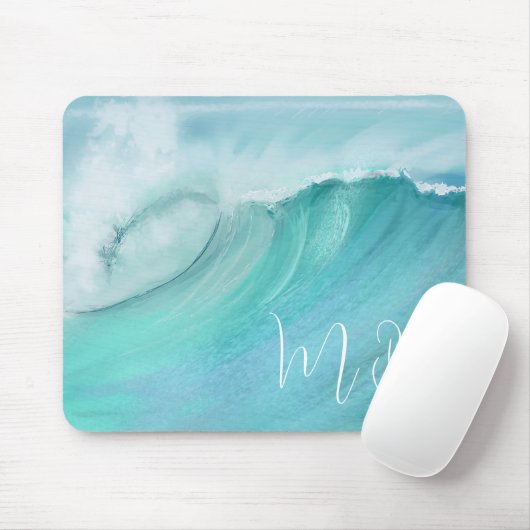 Blue Wave Zee Scène Vakantie Vibe Muismat (Met muis)