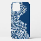 Blue Waves iPhone Case (Achterkant)