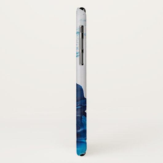 Blue Waves iPhone X Hoesje (Achterkant/links)