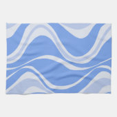 Blue Waves keukenhanddoek (Horizontaal)