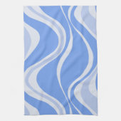 Blue Waves keukenhanddoek (Verticaal)