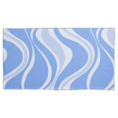Blue Waves-Kussensloop Kussensloop (Voorkant-Links)