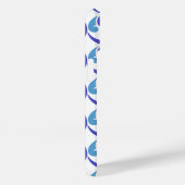 Blue Waves Mobiele Telefoon Hoesje Monogram (Achterkant / Rechts)