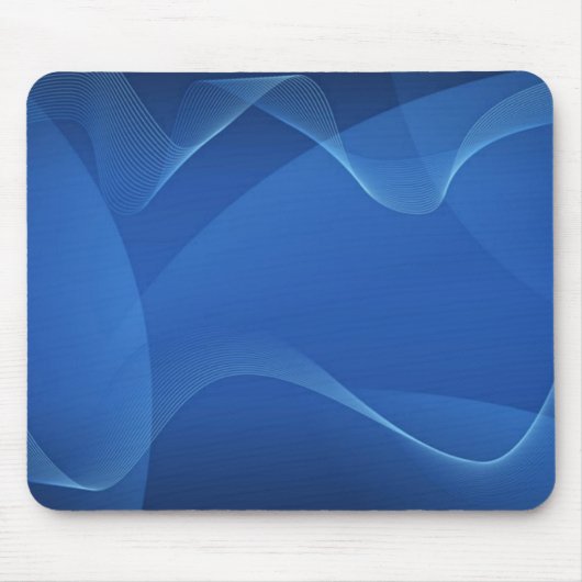 Blue Waves Mousepad Muismat (Voorkant)
