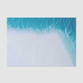 Blue Waves Nautische Strand Decoupage Tissuepapier (Voorkant)