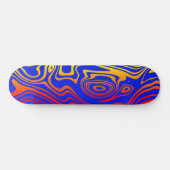 Blue Waves Skateboard (Horizontaal)